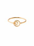 Anillo Espiral Minimalista en Oro Amarillo 14K