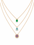 Colores birthstones de oro 18kts con la Gema de su mes