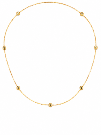 Collar Station Necklace de Oro amarillo 18kts