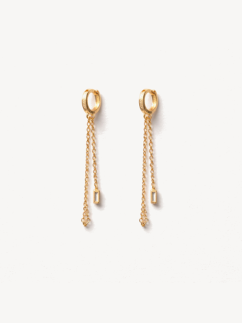 Argollas Cascabel de Oro Amarillo 18K